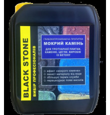 Black Stone - пропитка для тротуарной плитки, эффект мокрого камня, 5л