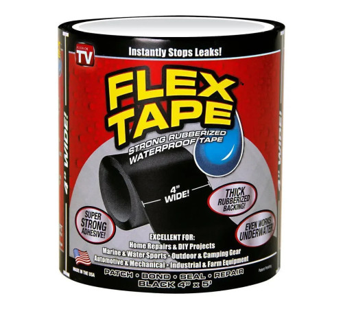 Сверхсильная клейкая лента flex tape 1м, 10 см ширина