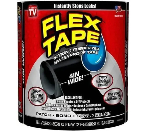 Сверхсильная клейкая лента flex tape 1м, 10 см ширина