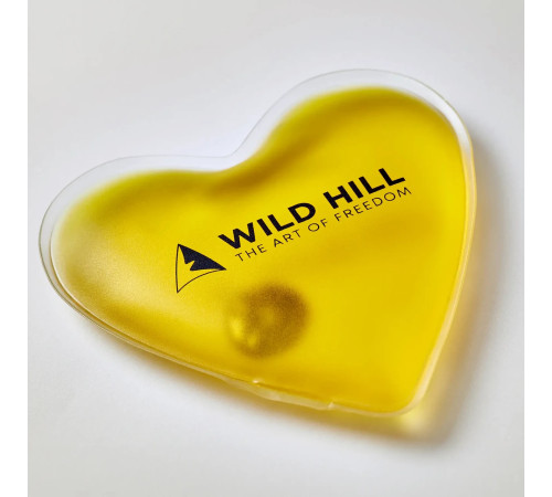 Wild Hill Карманная грелка-сердце для рук Hand Warmer L многоразовая желтая (10,7*10,2 см)