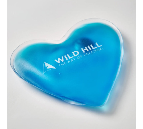 Wild Hill Карманная грелка-сердце для рук Hand Warmer L многоразовая голубая (10,7*10,2 см)