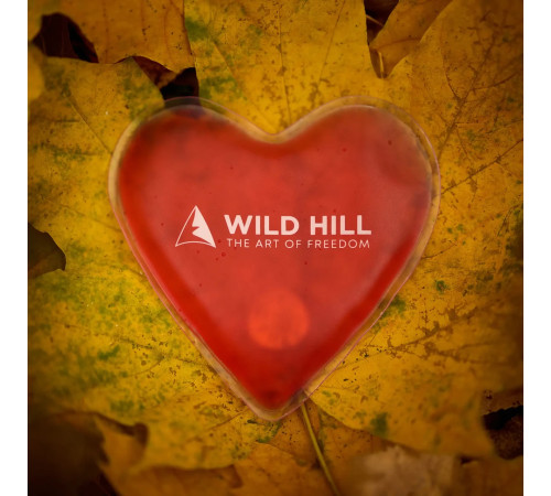 Wild Hill Карманная грелка-сердце для рук Hand Warmer L многоразовая красная (10,7*10,2 см)