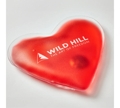 Wild Hill Карманная грелка-сердце для рук Hand Warmer L многоразовая красная (10,7*10,2 см)