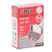 Набор бит + адаптер 30шт S2 (пласт кейс) ULTRA (4013602)