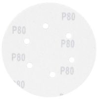 Шлифовальный круг 6 отверстий Ø150мм P80 (10шт) Sigma (9122251)
