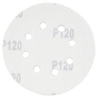 Шлифовальный круг 8 отверстий Ø125мм P120 (10шт) Sigma (9122671)