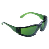 Очки защитные c обтюратором Zoom anti-scratch, anti-fog (зеленые) Sigma (9410881)