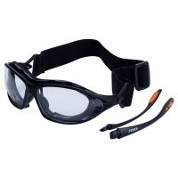 Набор очки защитные с обтюратором и сменными дужками Super Zoom anti-scratch, anti-fog (прозрачные) Sigma (9410911)