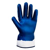 Перчатки трикотажные с нитриловым покрытием (синие краги) 120 пар Sigma (9443371)